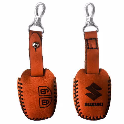 کاور ریموت چرم طبیعی سوزوکی کد 01