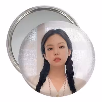 آینه جیبی خندالو طرح جنی گروه بلک پینک کد 3575