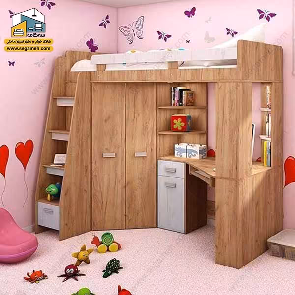 تخت خواب دو طبقه BTDP91