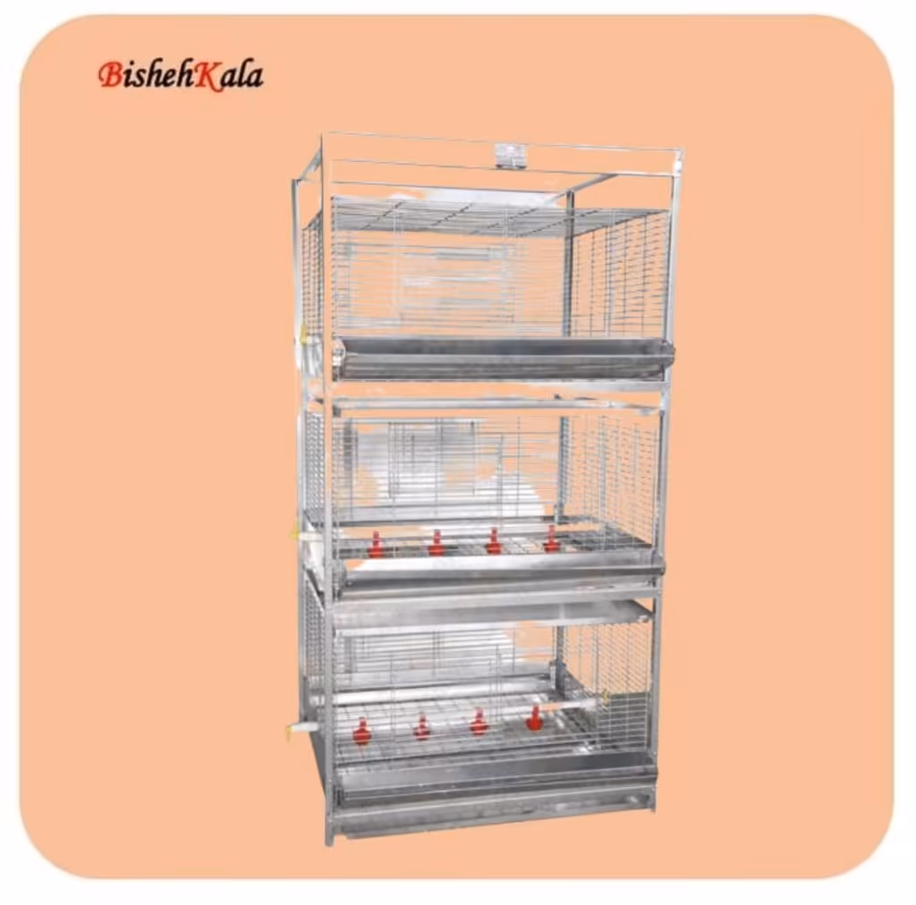 قفس جوجه سه طبقه