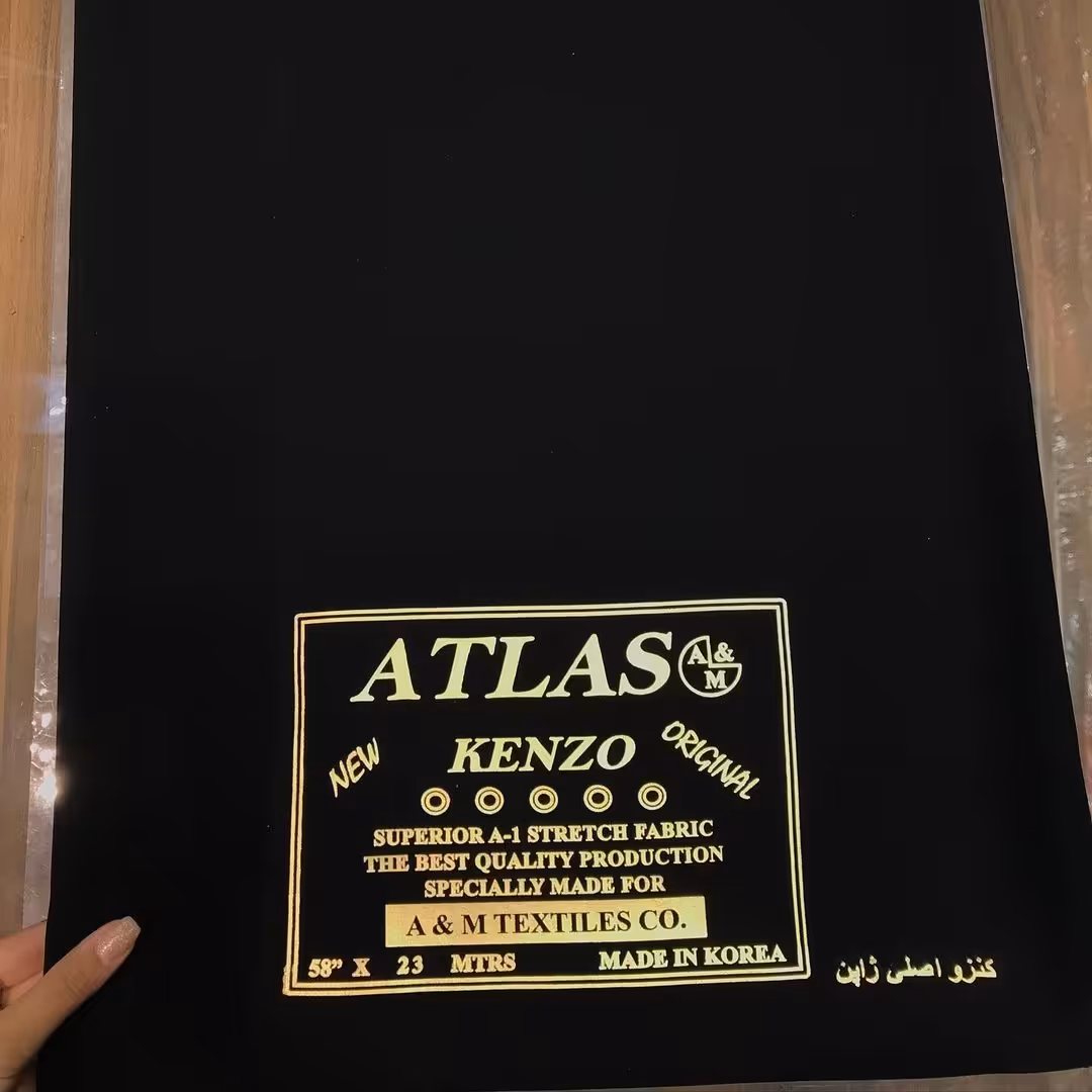 پارچه کرپ کنزو اصل (مشکی)