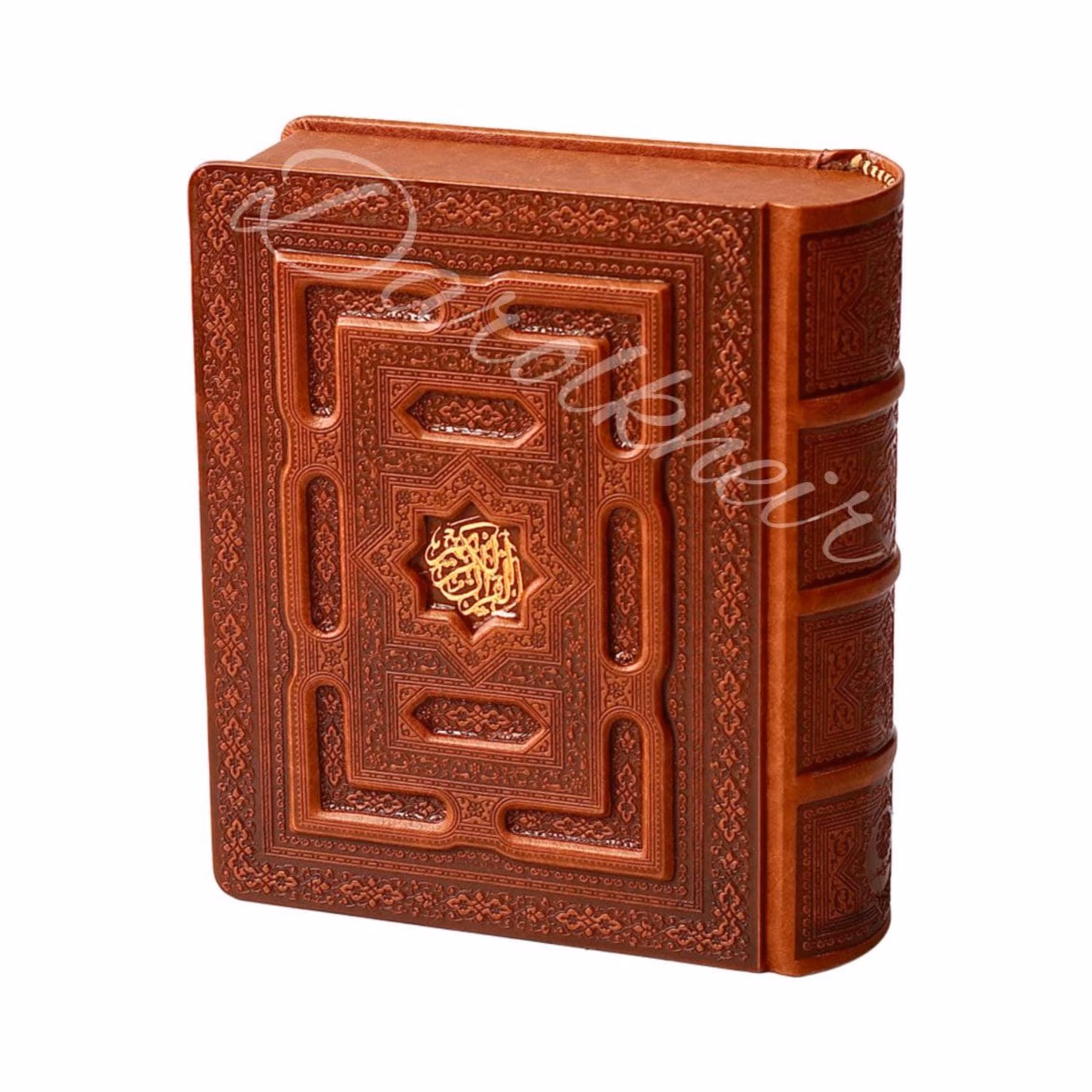 قرآن نفیس جلد چرمی کاغذ معطر جعبه دار