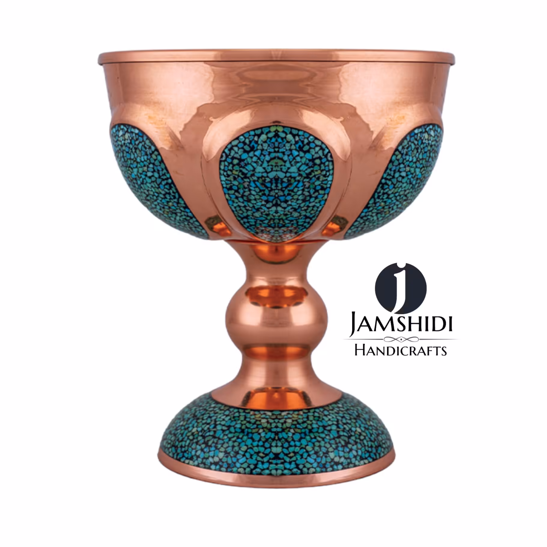 سنگاب فیروزه قل دار ارتفاع 28 سانت دارای روکش پلی استر   کد 143