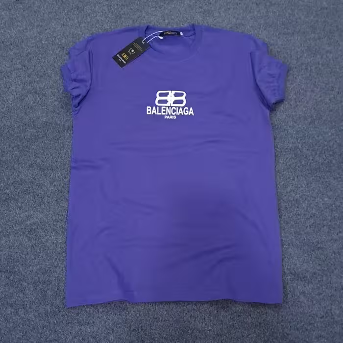 تیشرت یقه گرد BALENCIAGA آستین و یقه کش (قبل از خرید موجودی بگیرید لطفا)