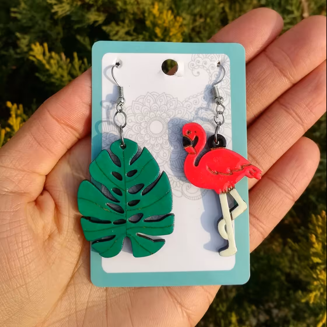 گوشواره چوبی کد 21