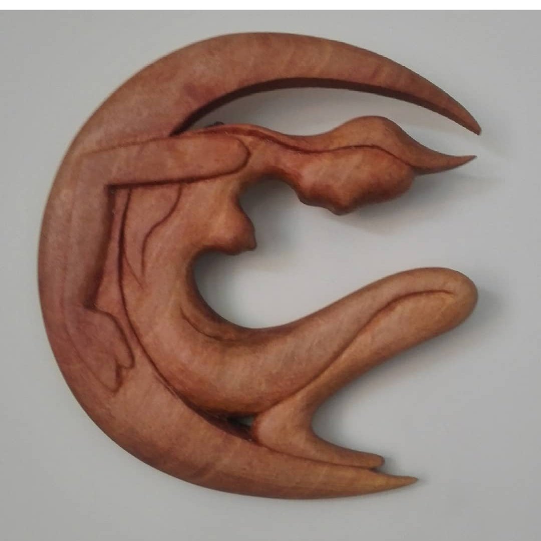 تندیس چوبی دیواری