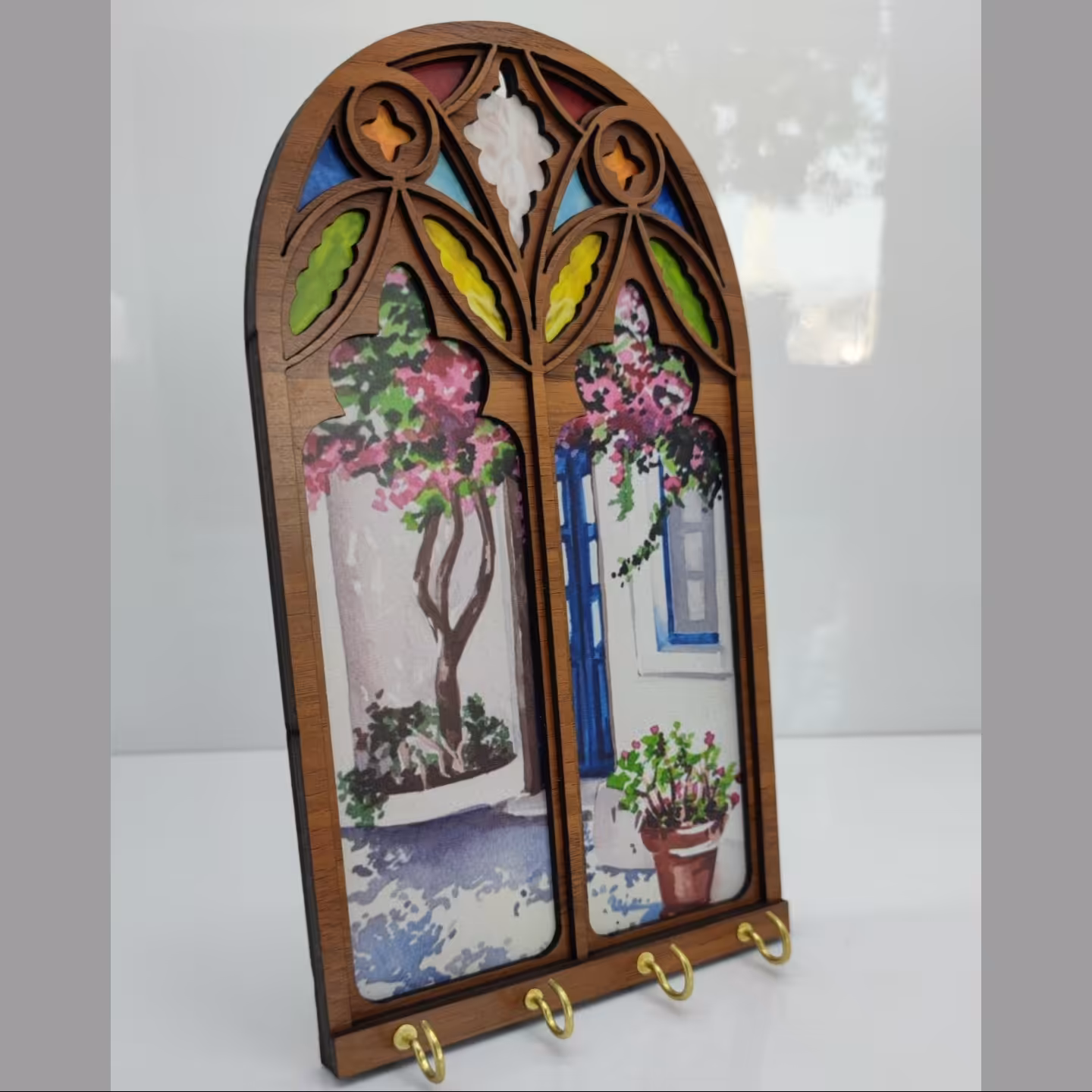 جا کلیدی دیواری مدل پنجره2