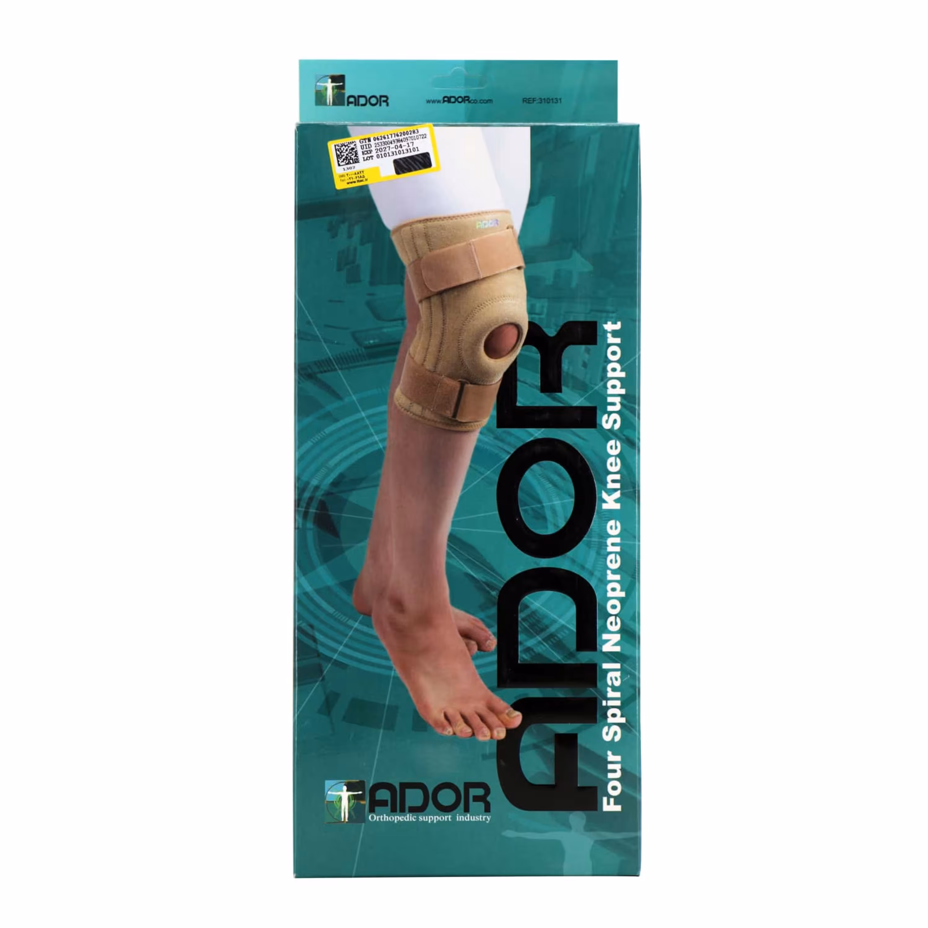 زانوبند نئوپرنی 4 فنره آدور - XXL (3001040053)