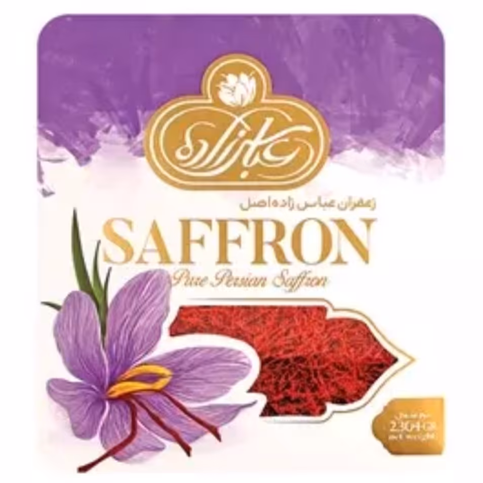 زعفران نیم مثقالی عباس زاده اصل