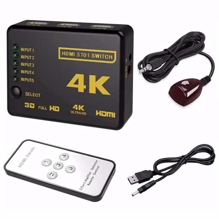 سوئیچ 1 به 5 HDMI دیتک مدل UH-501