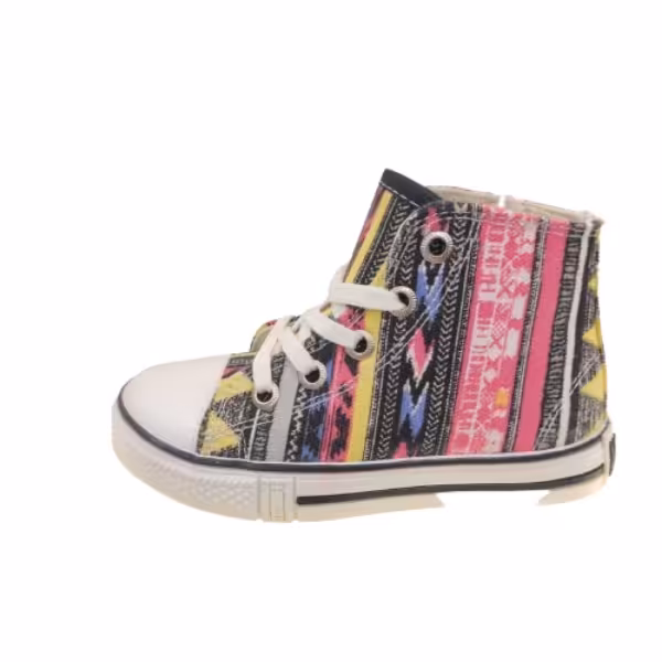 کفش آلستار بچه گانه مدل گلیمی طوسی کد 8808