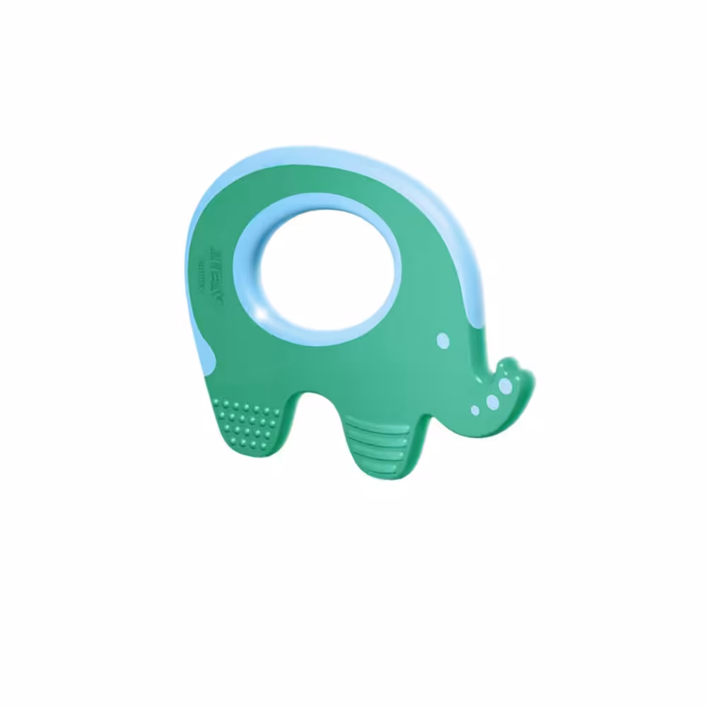 دندانگیر 3  ماه فیلیپس اونت Philips Avent طرح فیل سبز