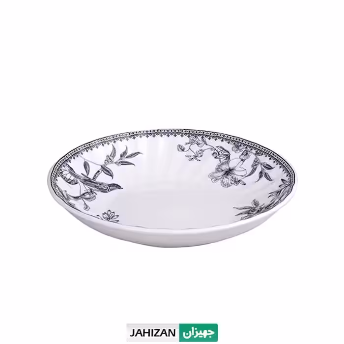 بشقاب خورش خوری گلدکیش طرح لوتوس مدل GK701140-1 (6 عددی)