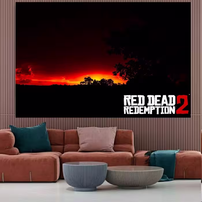 تابلو بوم  طرح Red Dead Redemption 2  کد 311