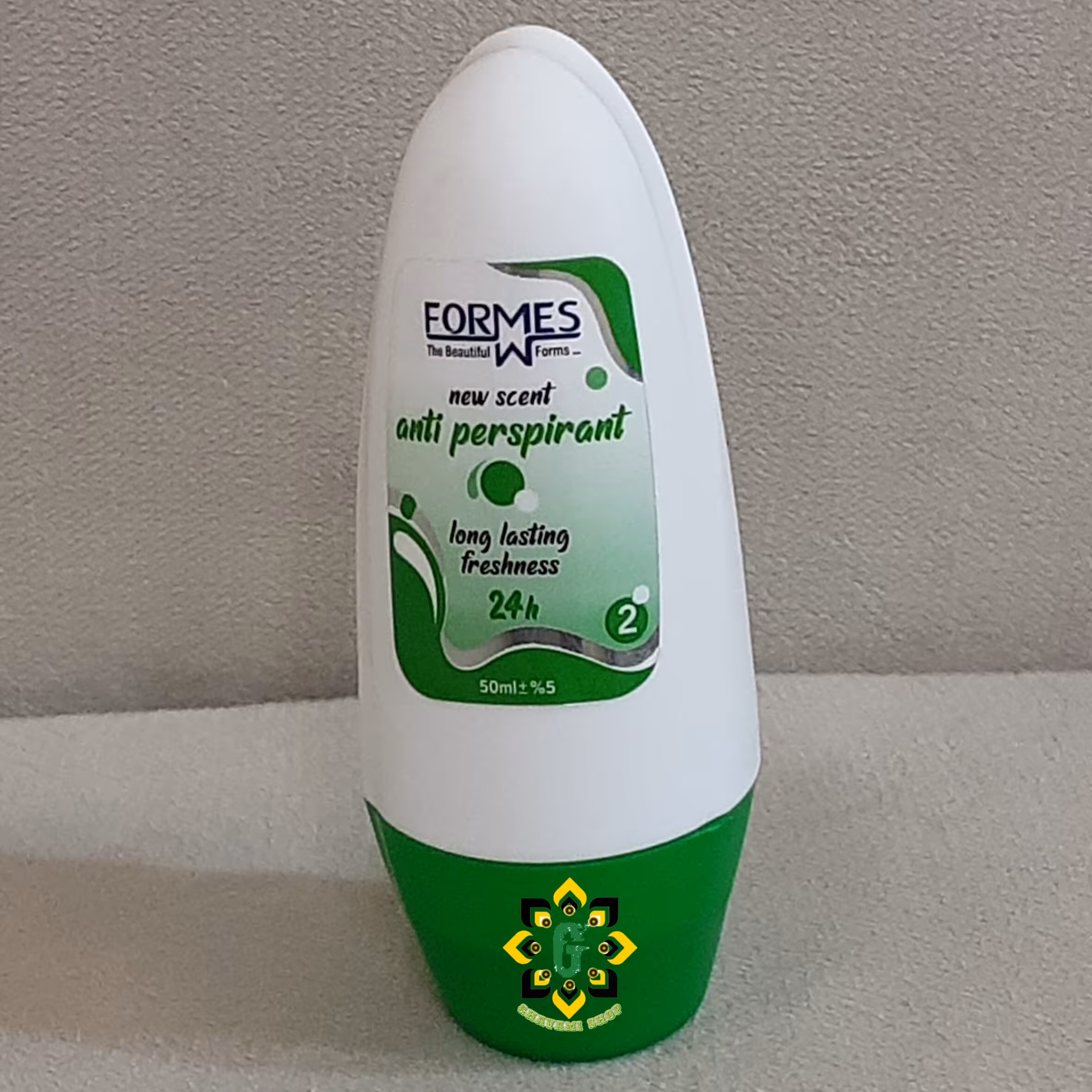 مام رول ضد تعریق زنانه فورمس سبز رنگ حجم 50 میلی متر
