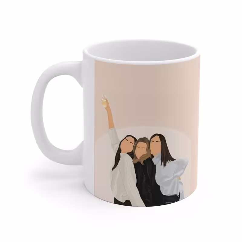 ماگ طرح بهترین رفیق Best Friend مدل NM1306