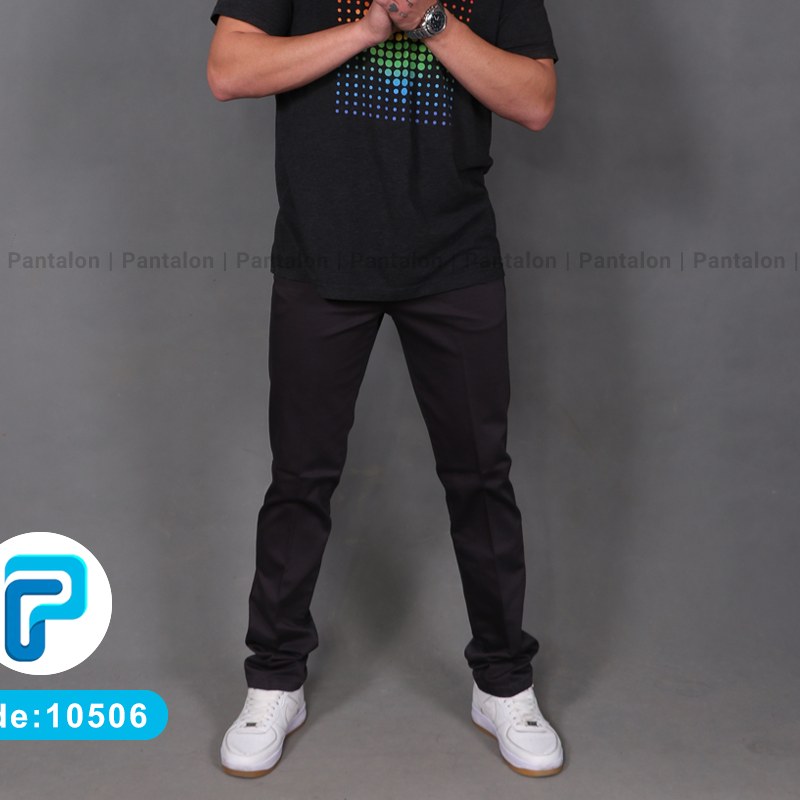 شلوار کتان ترک مردانه الگوی کلاسیک رنگ دودی