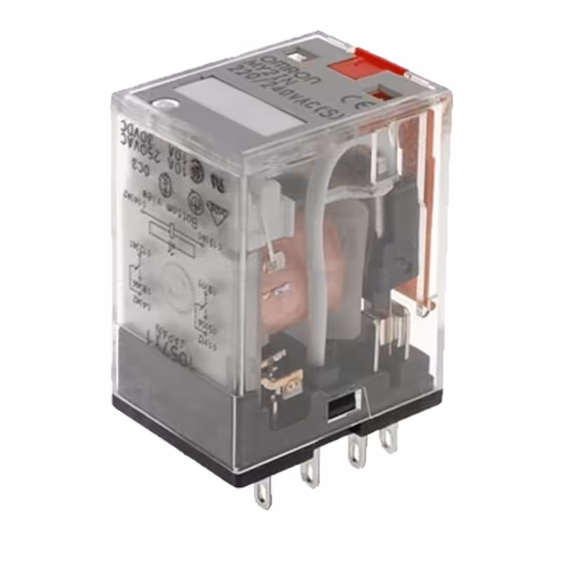 رله شیشه ای امرن 2 کنتاکت، 10 آمپر (MY2IN 24DC(S