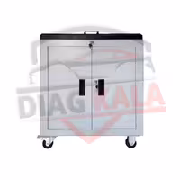 میز 3 طبقه درب دار کابینتی