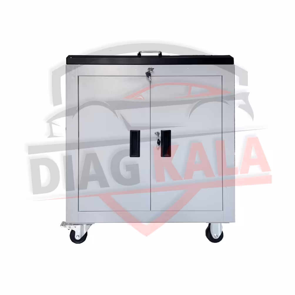 میز 3 طبقه درب دار کابینتی