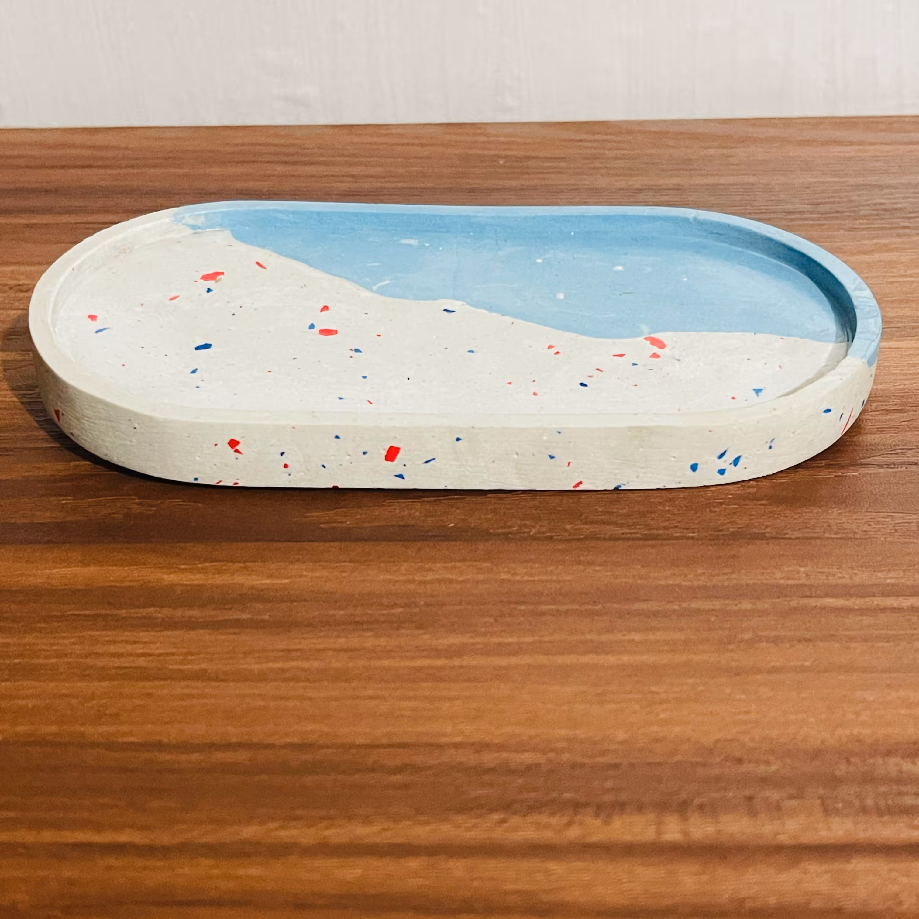 سینی بیضی دو رنگ