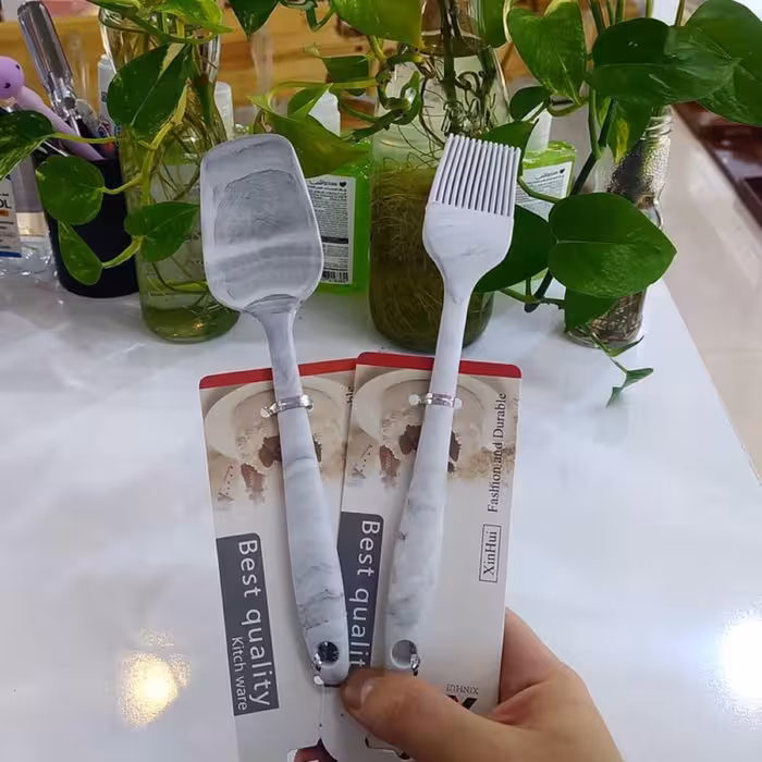 فرچه و لیسک سیلیکونی طرح ماربل. 100 درصد سیلیکون و باکیفیت و نسوز