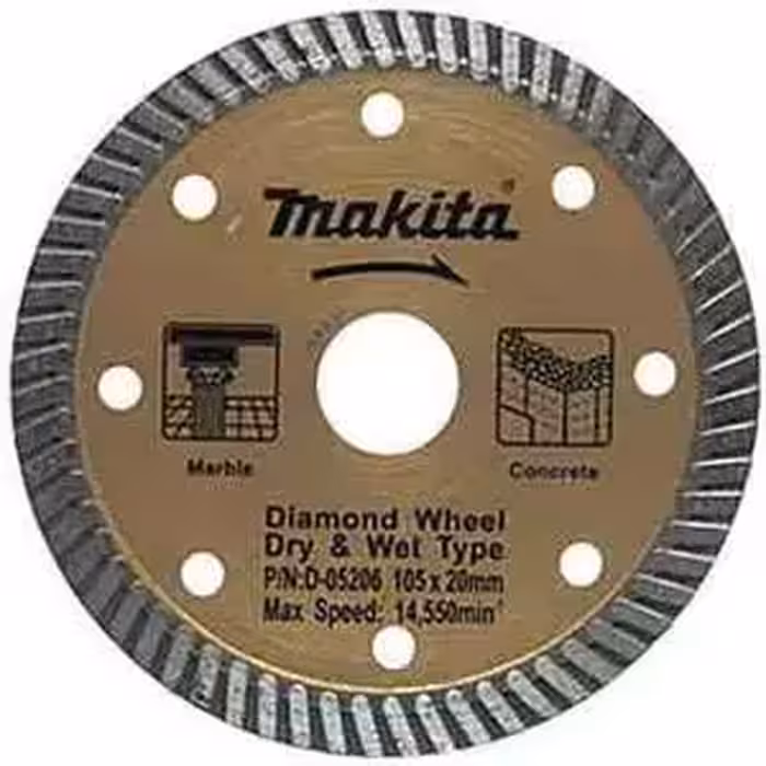 تیغ سنگ بر ماکیتا  مدل D05206                     سایز 105 میلی متر