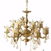 لوستر برنز .   10 شعله  3 طوقه  