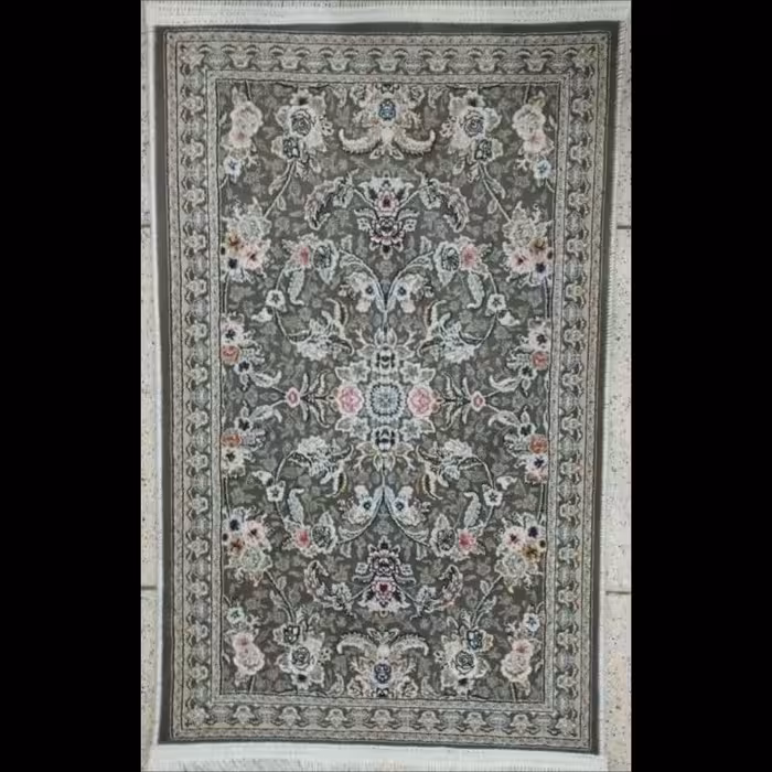 پشتی فرشی 1200شانه الیافی طرح افشان سایز 50  در80ارسال رایگان-