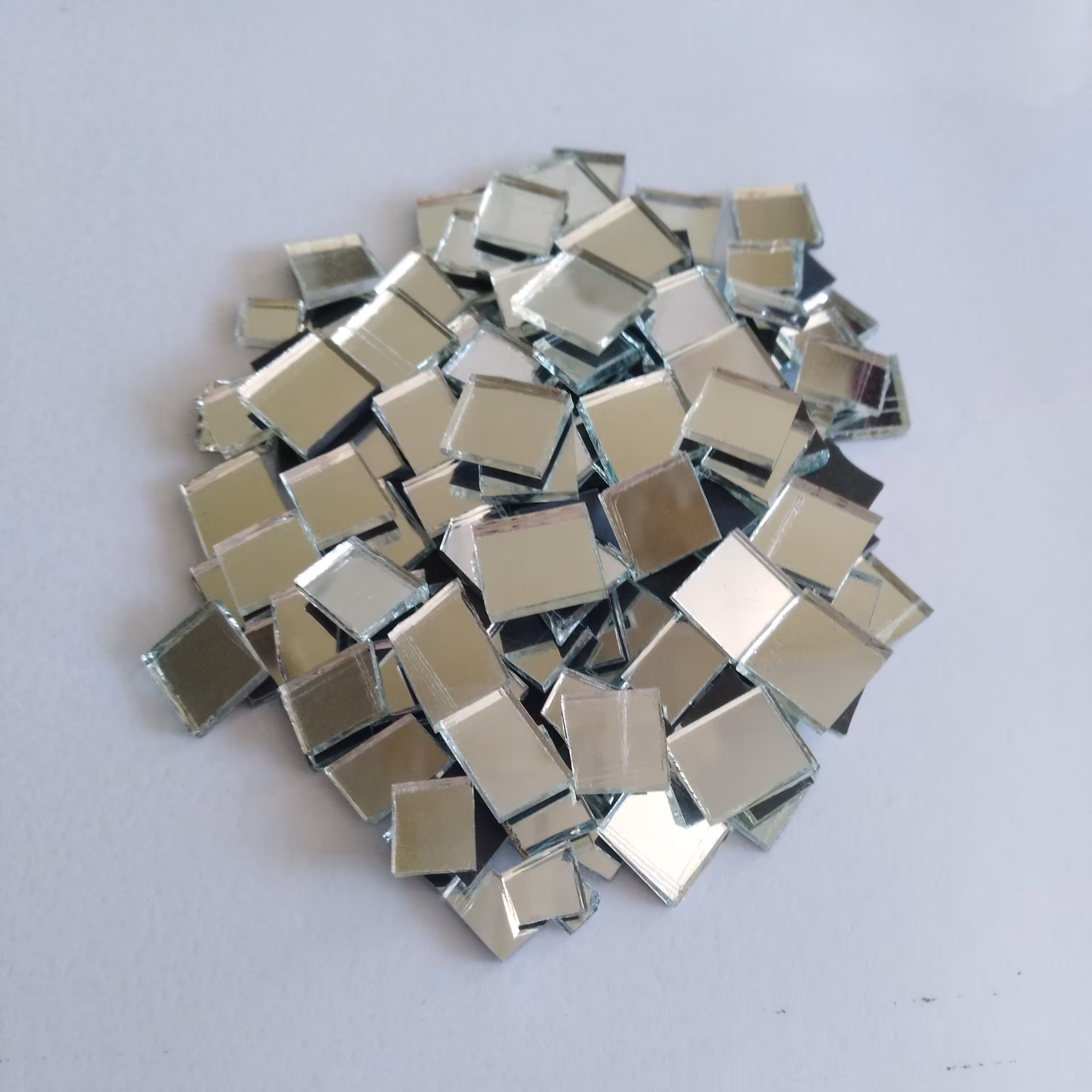 آینه 2 میل آینه کاری بسته 500 گرمی قطعات مربع و مستطیل