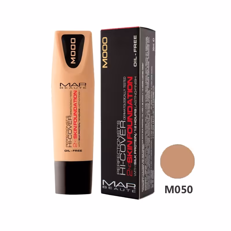 مشخصات، قیمت و خرید کرم پودر فاقد چربی مپ بوته شماره M050- فروشگاه میرکمالی