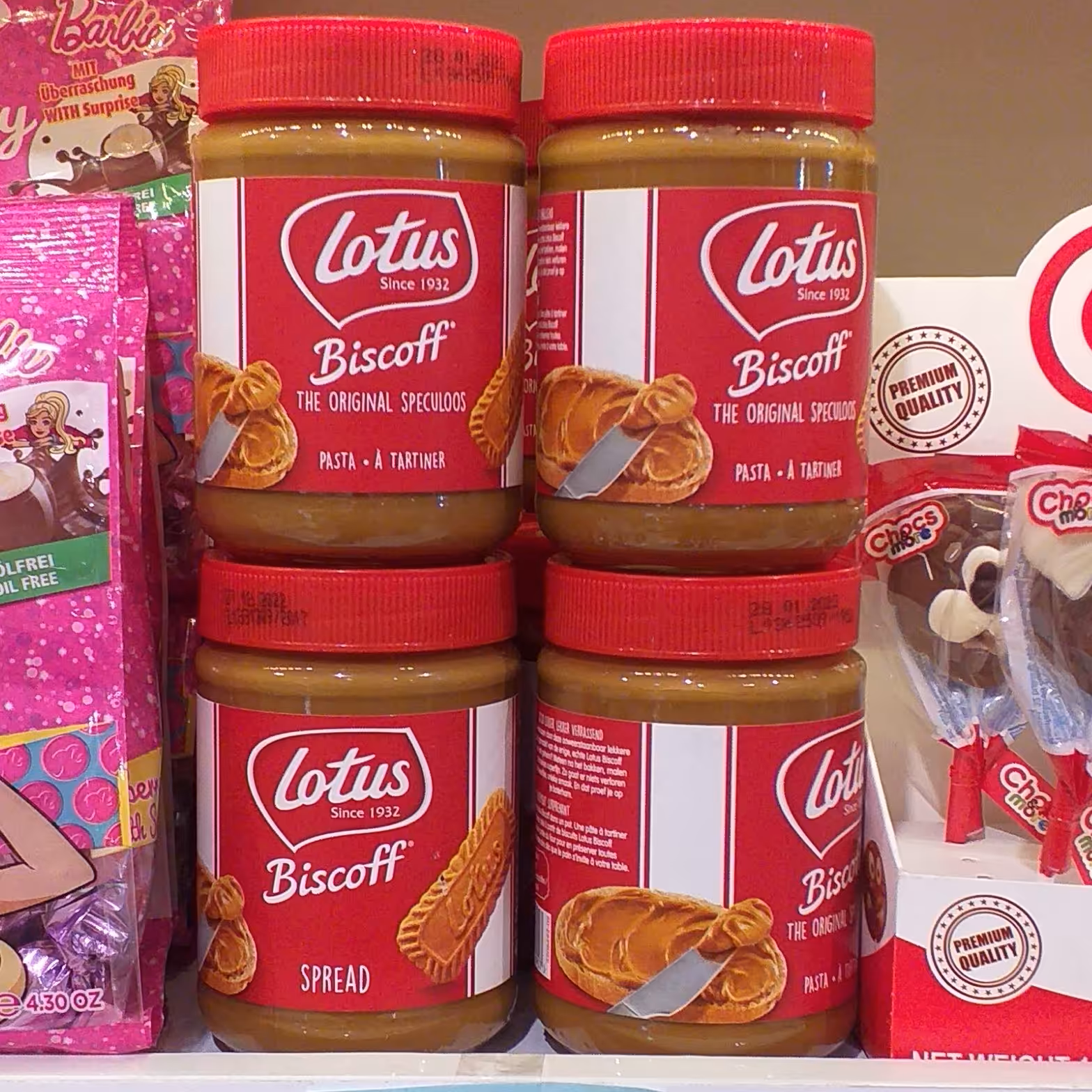 کره بیسکوئیت لوتوس محصول بلژیک مناسب برای صبحانه و انواع دسرها