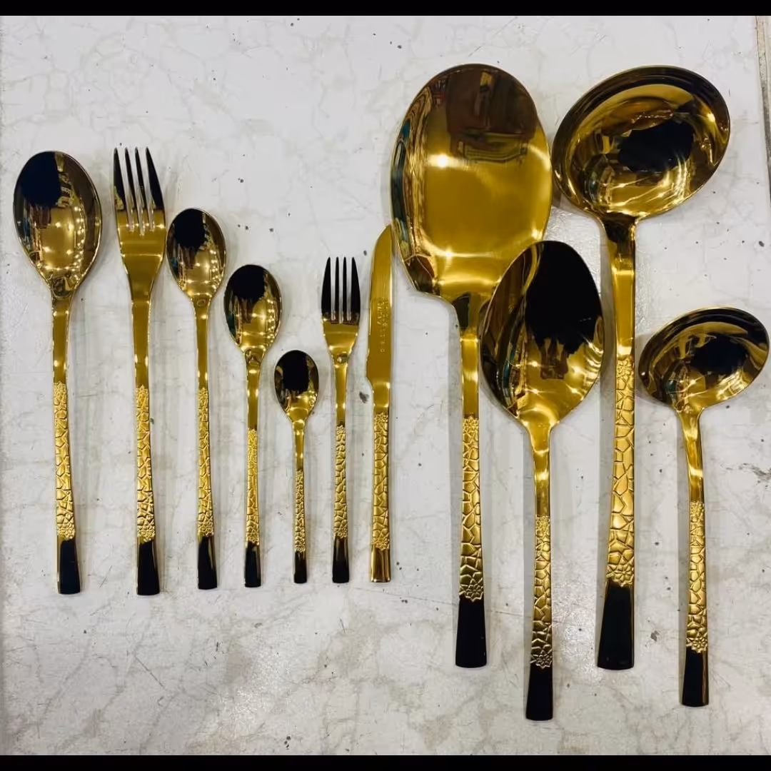 سرویس قاشق چنگال یونیک 24نفره اصلی طرح برلیان 
