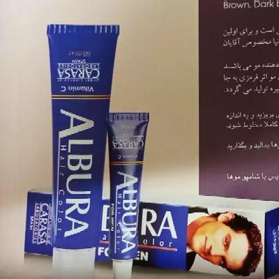 رنگ مو آقایان قهوه ای تیره آلبورا