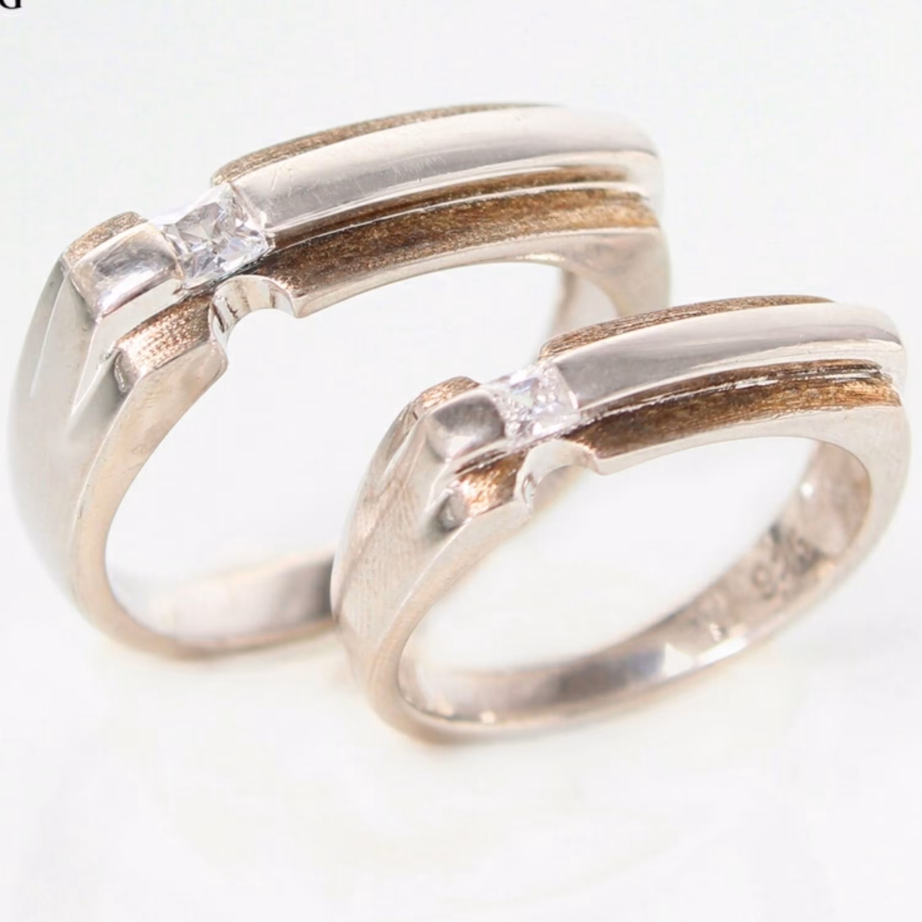 حلقه ست نقره ضد حساسیت کد 3189