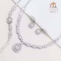 سرویس نقره ساخت تبریز برند جی تی ای با آبکاری طلا کد 11224