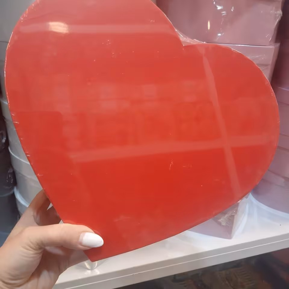 جعبه قلب تک سایز