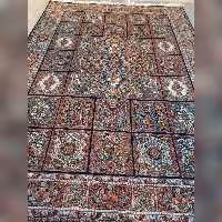 فرش کژال سورمه ای 6متری 700شانه تراکم 2100جنس نخ ورژن کیفیت عالی8رنگ