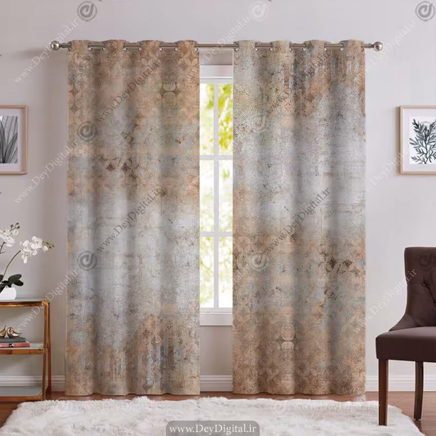 پرده سه بعدی پتینه شیک و خاص PK-6098