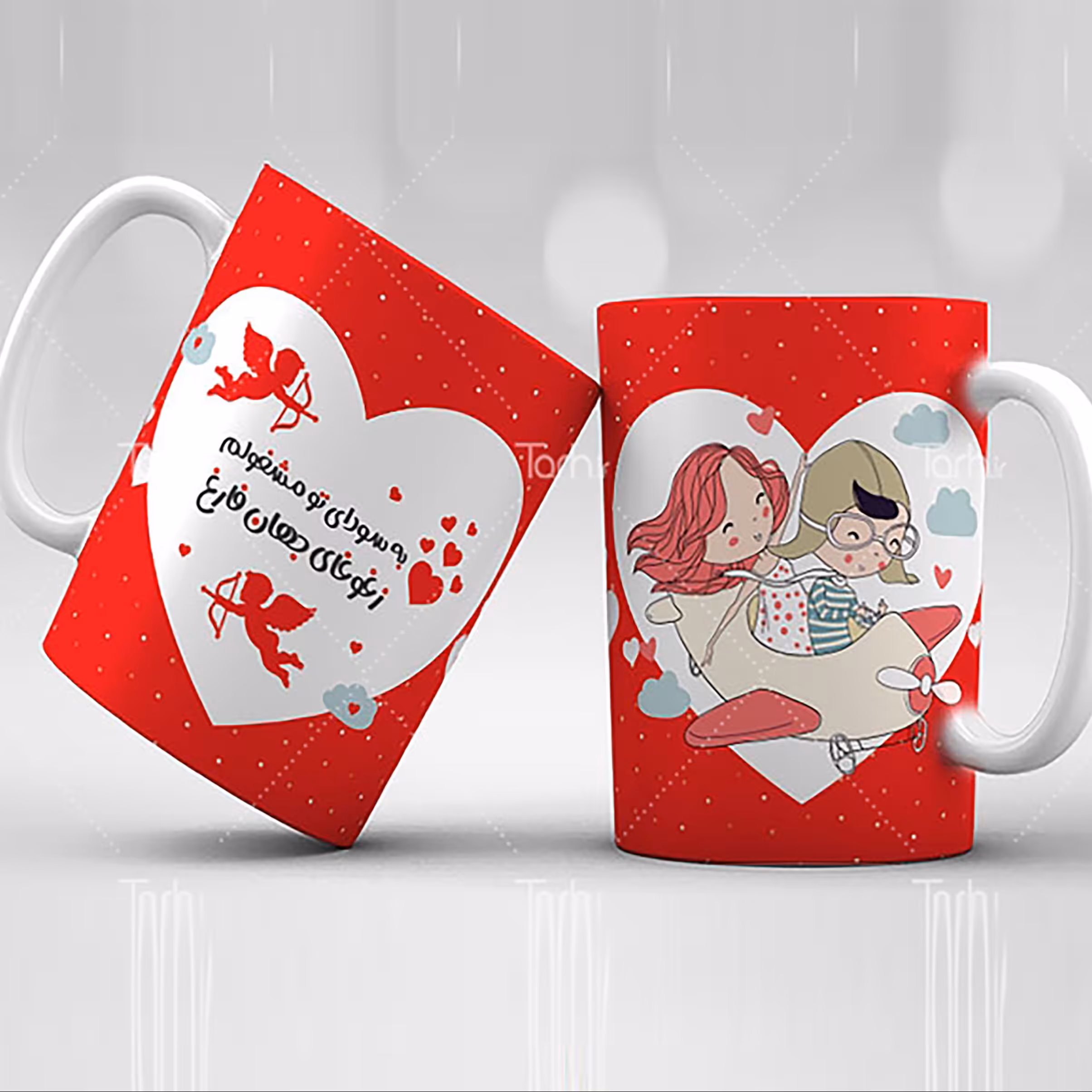 ماگ عاشقانه  - با امکان چاپ عکس ارسالی از طرف شما  110