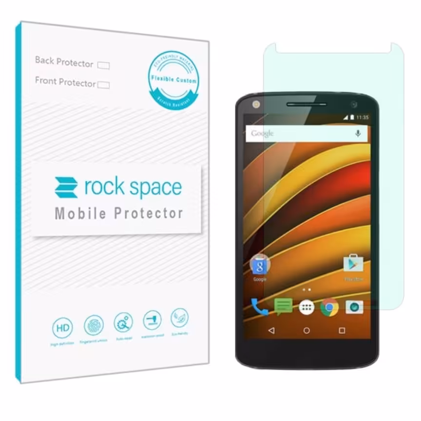 گلس موتورولا Moto X Force مدل نانو هیدروژل گرین لایت برند راک اسپیس