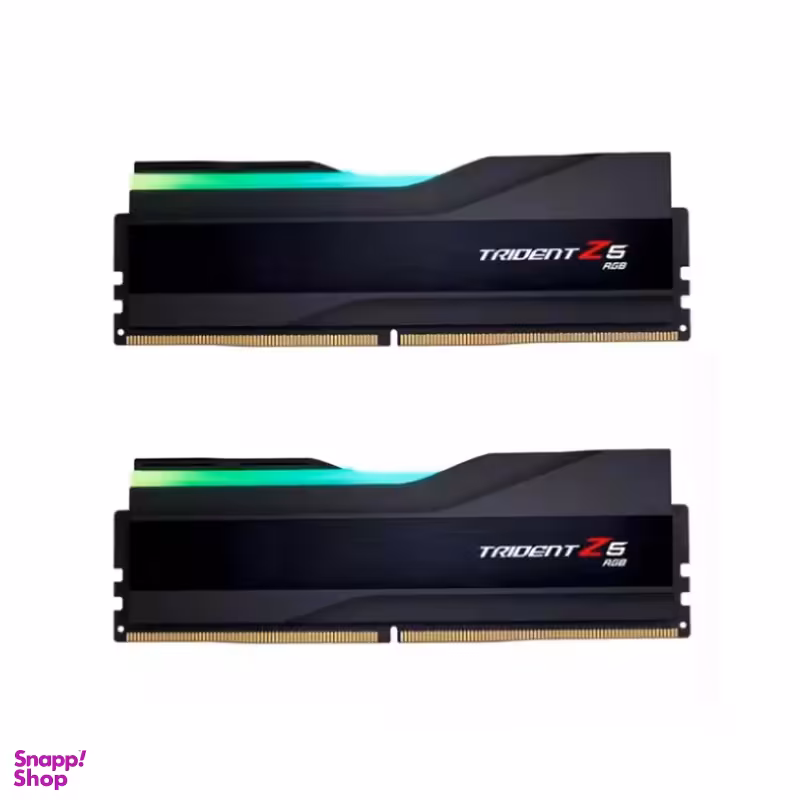 رم دسکتاپ DDR5 دوکاناله 6000 مگاهرتز CL36 جی اسکیل مدل TRIDENT Z5 RGB Black ظرفیت 64 گیگابایت بسته 2 عددی