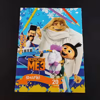 دفتر نقاشی 20 برگ شفیعی - منگنه ای - سایز A4 - طرح من نفرت انگیز (پس کرایه)