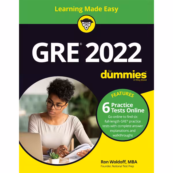 کتاب GRE 2022 For Dummies اثر Ron Woldoff انتشارات For Dummies