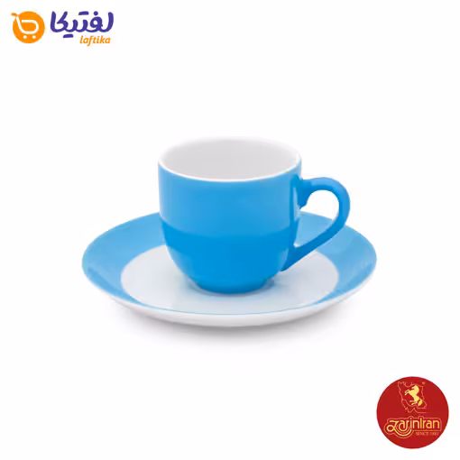 سرویس 12 پارچه قهوه خوری چینی زرین ایتالیا اف طرح آسمان