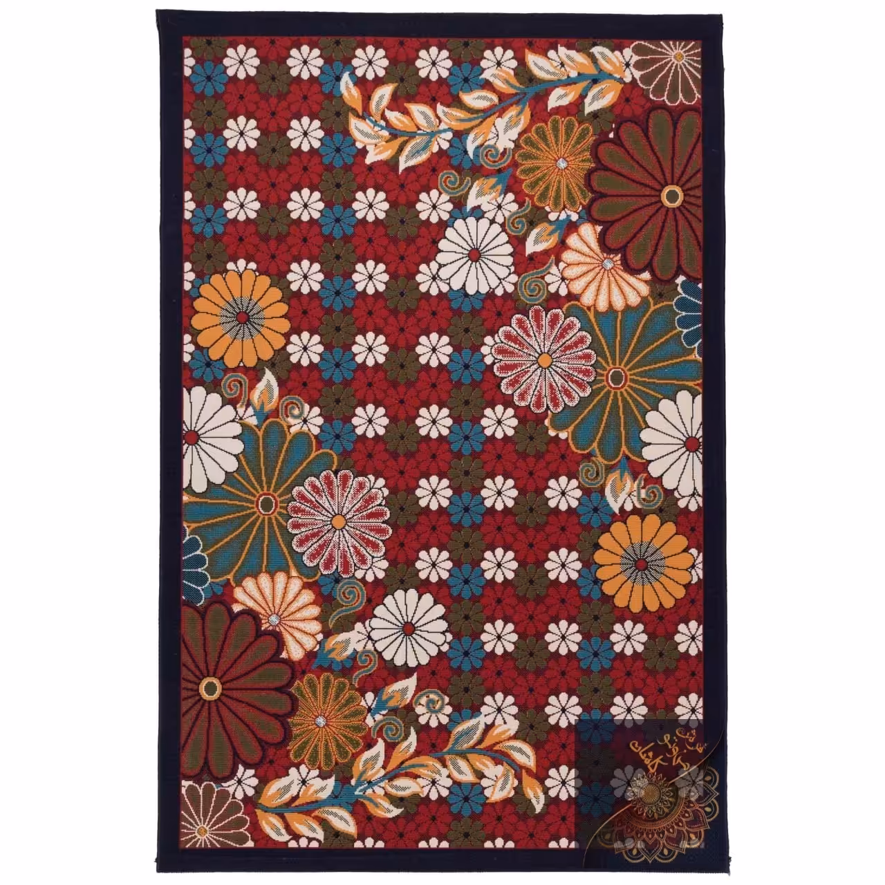 گلیم  ماشینی  مدل گلسان سایز (2در 3 شش متری) 6 رنگ با هزینه ارسال پس کرایه