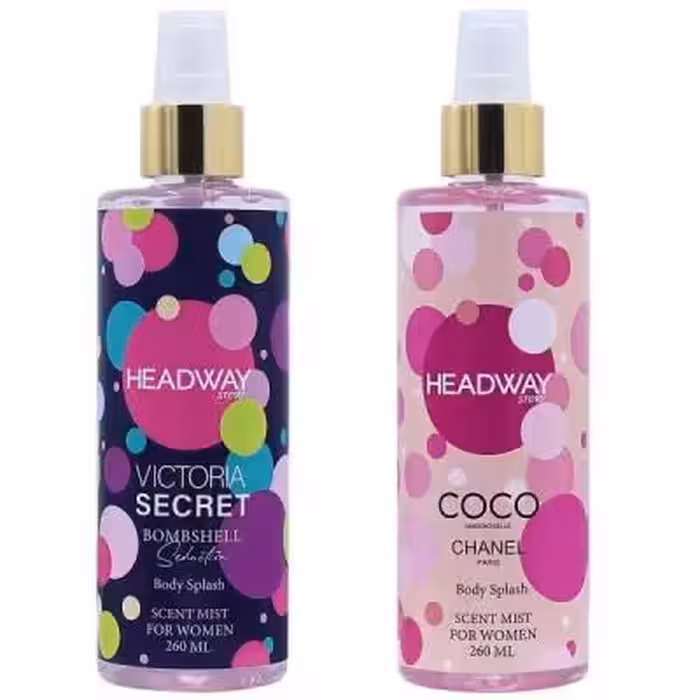 بادی اسپلش زنانه هدوی استوری مدل کوکو شنل و ویکتوریا سکرت Seduction حجم 260 میلی لیتر مجموعه دو عددی
