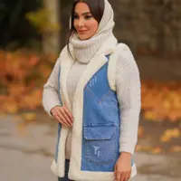 جلیقه جین داخل ببعی