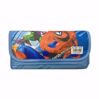 جامدادی دو زیپ درب دار طرح مرد عنکبوتی کد KM-1022Z