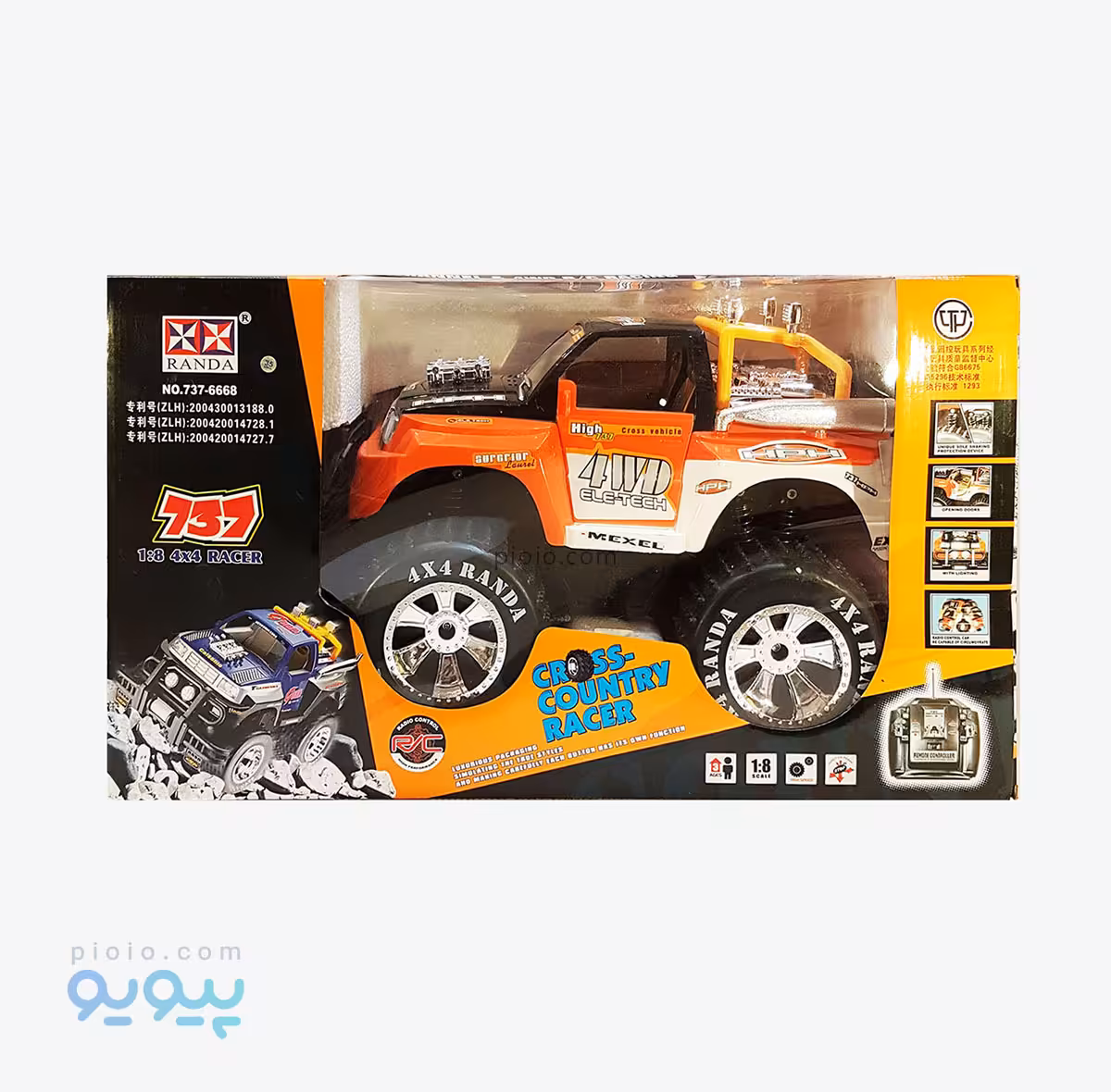 ماشین کنترلی دو دیفرانسیل بزرگ مدل Cross Country